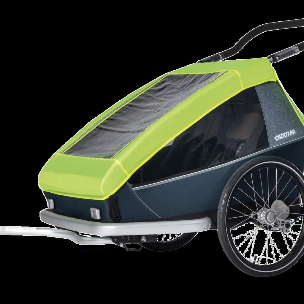 Croozer rain cover for two-seater bike trailer