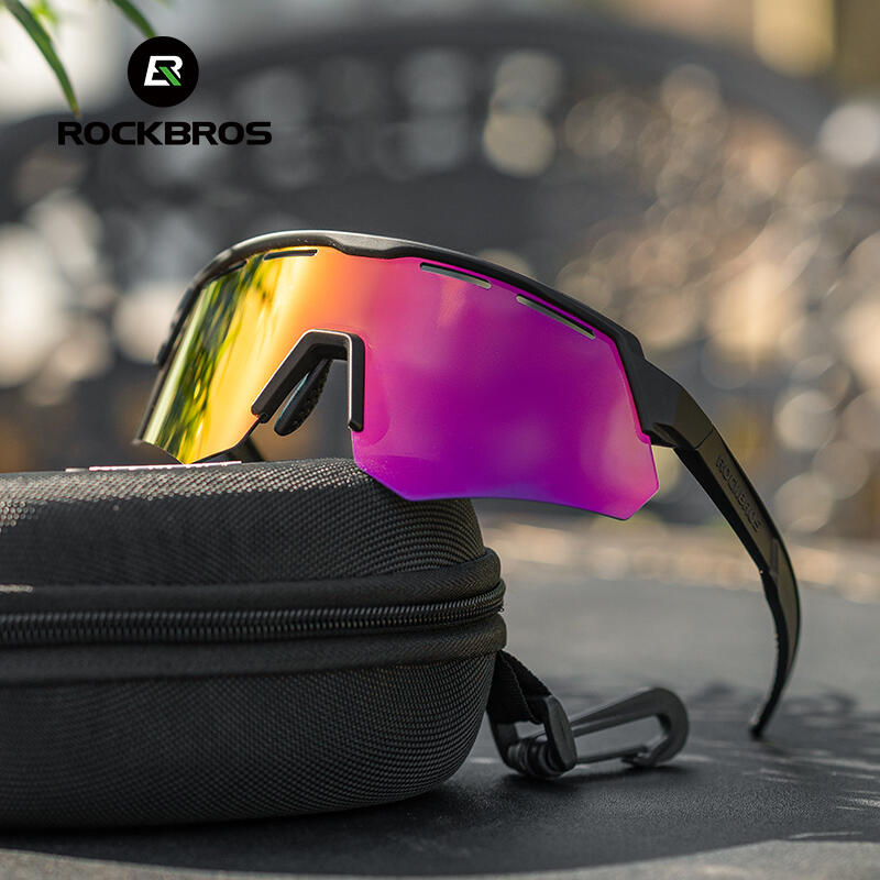 Okulary rowerowe z 4 wymiennymi szkłami Rockbros RB600 3/7