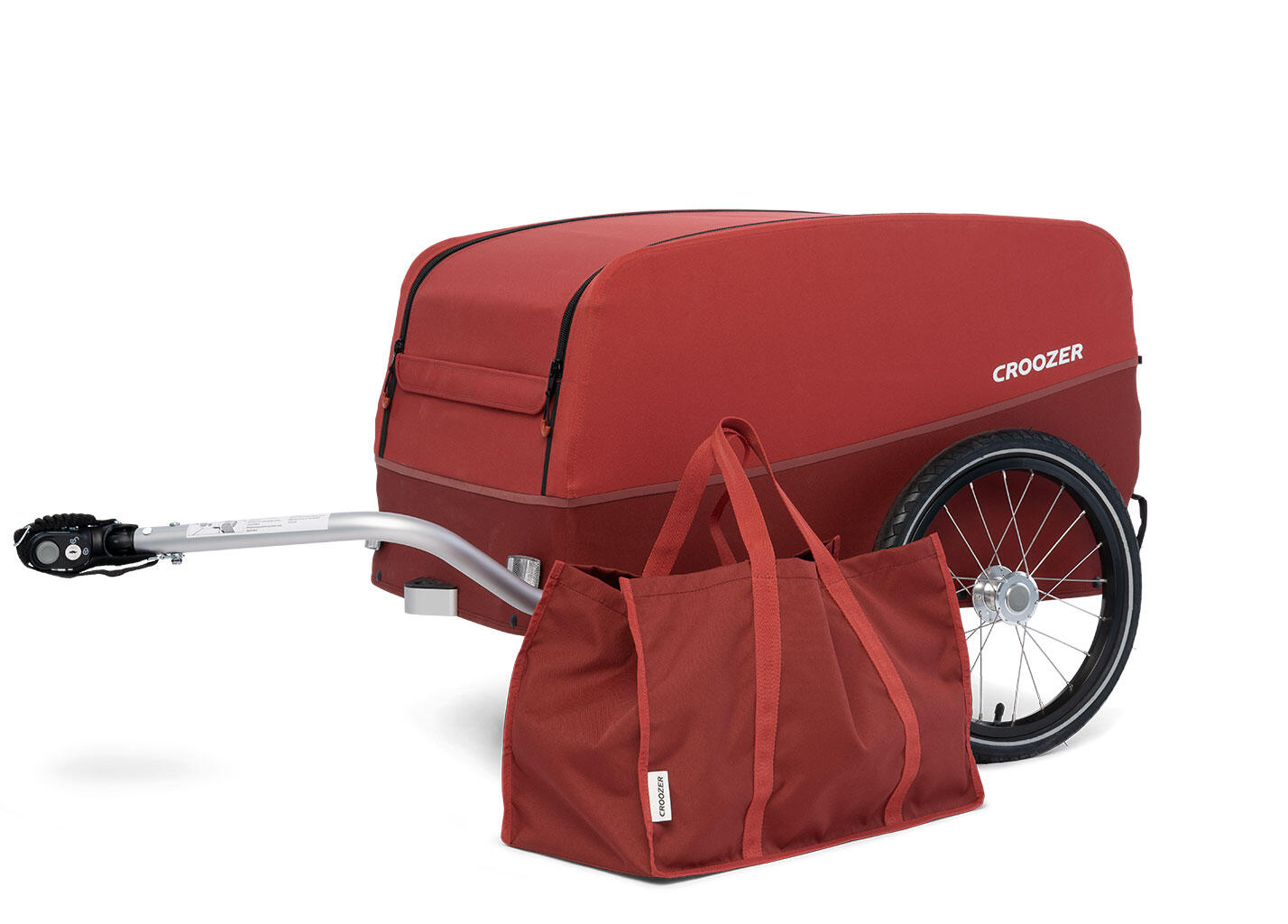Fietskaraccessoires boodschappentassen voor Croozer bagageaanhanger 2/6