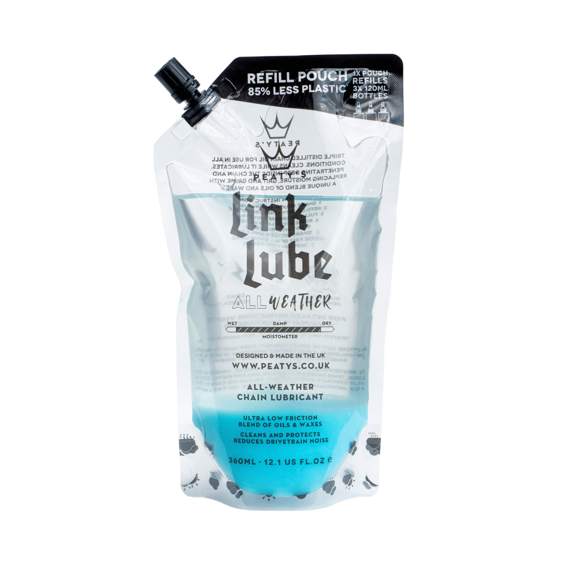 PEATY'S Peatys LinkLube All-Weather Refill Pouch - 360ml