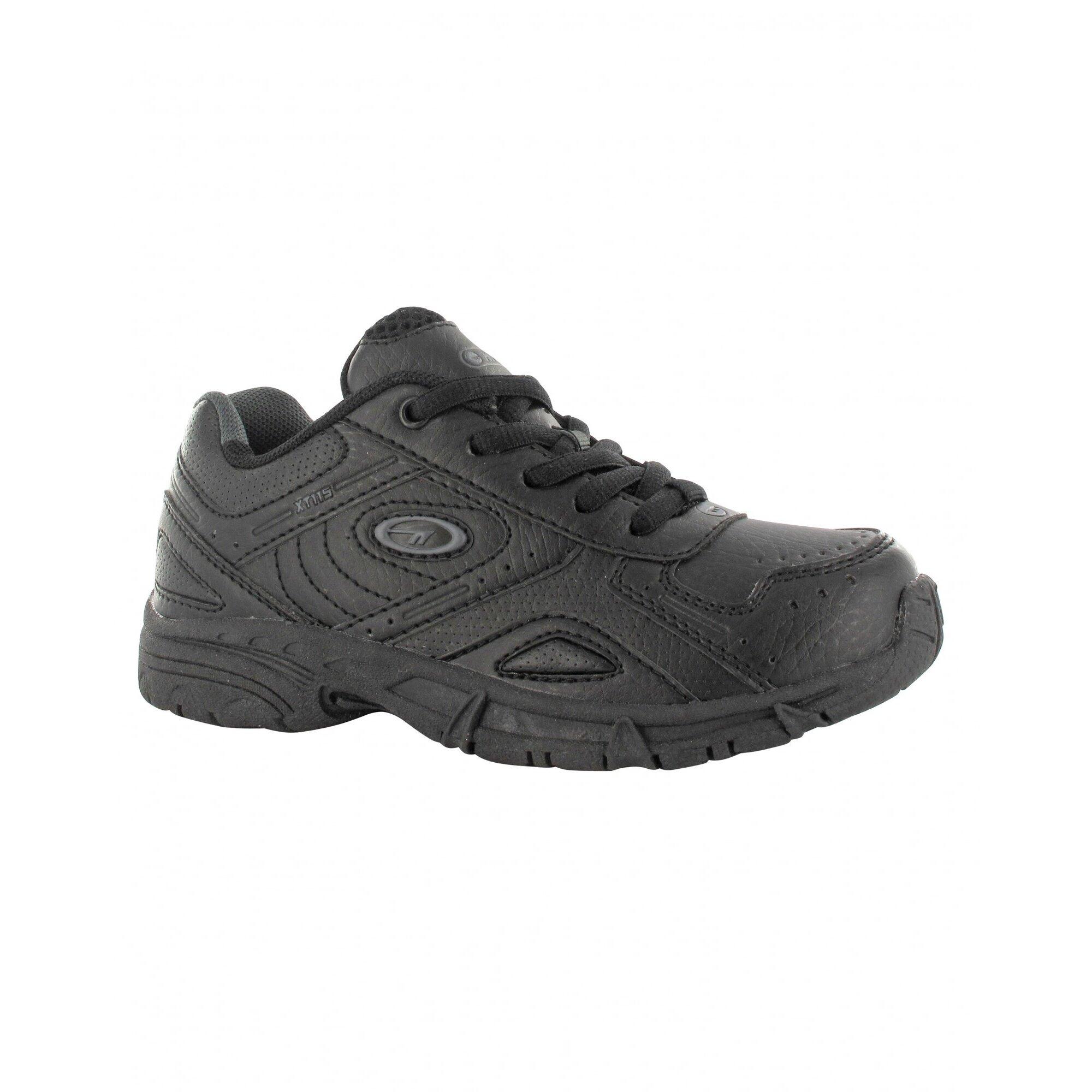 HI-TEC XT115 Lace Shoe / Boys Shoes/Trainers (Black)