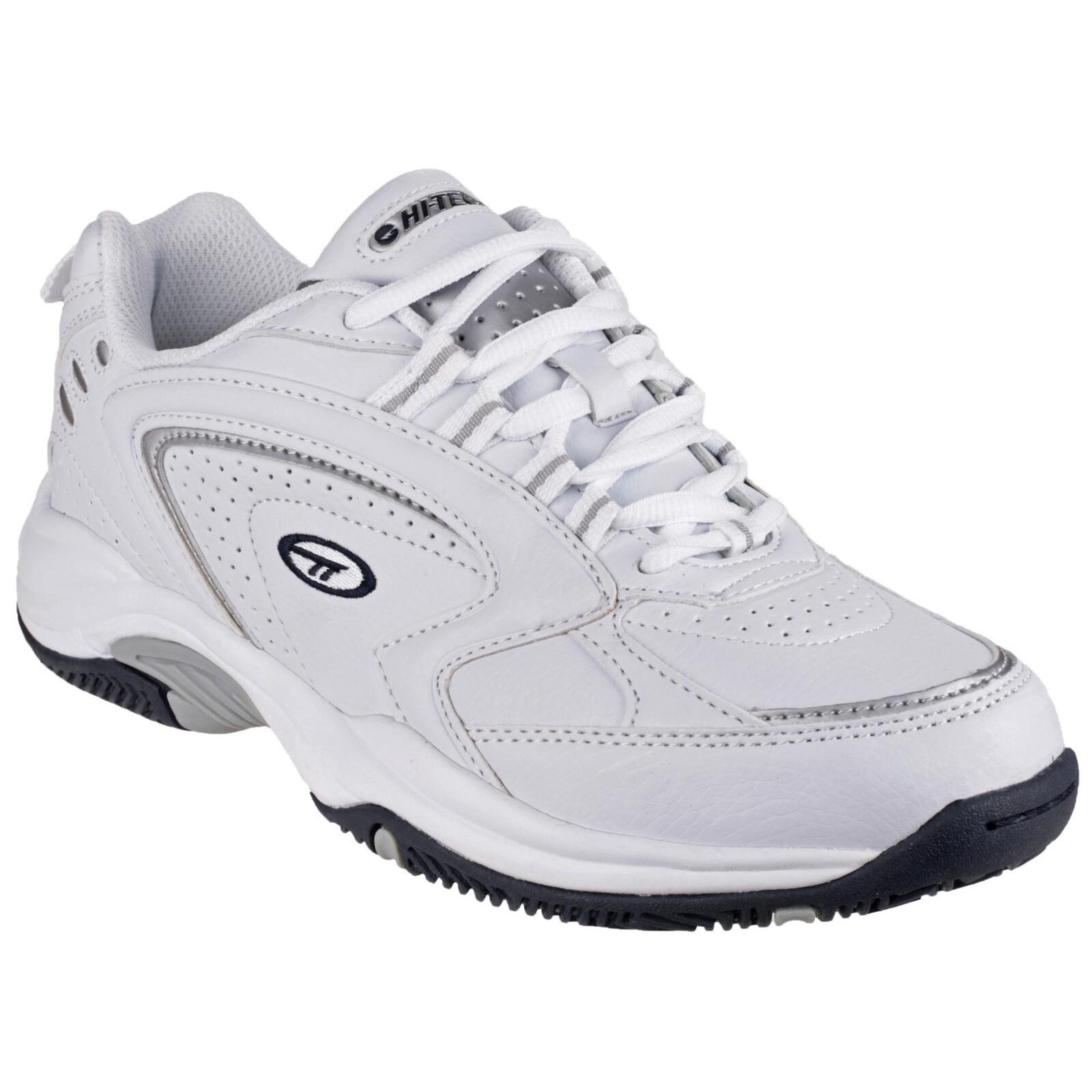 HI-TEC Mens Blast Lite Lace Up Trainers (White)
