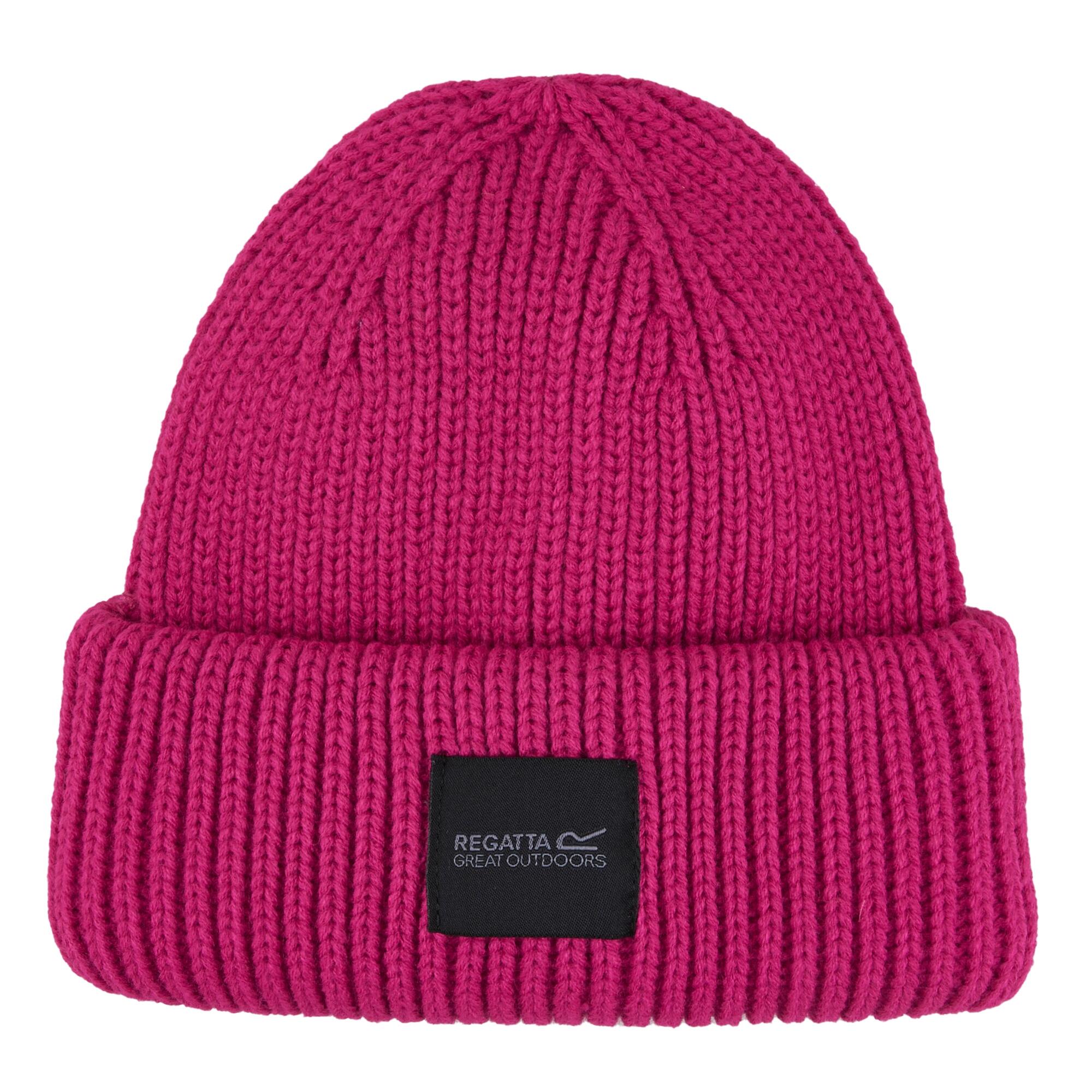 REGATTA Unisex Adult Connora Fisherman Christian Lacroix Knitted Beanie (Cabaret)