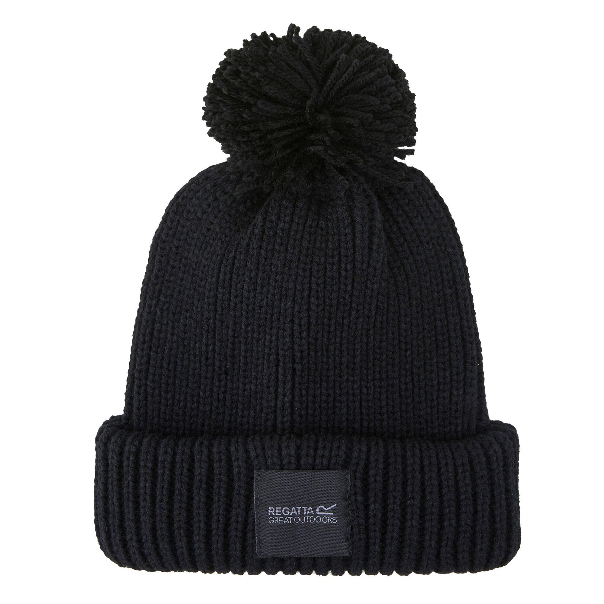 Childrens/Kids Connora Beanie (Black) 2/3