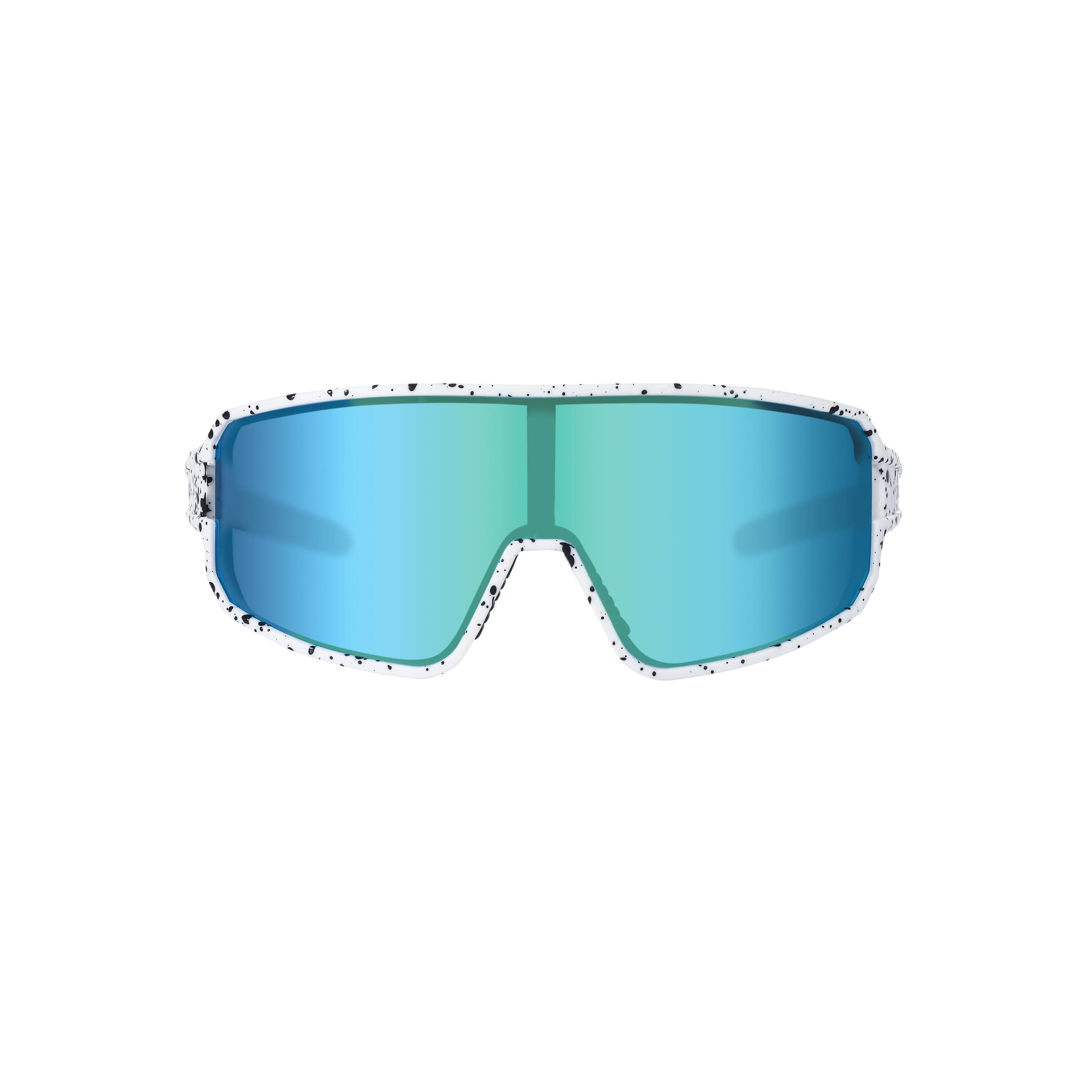 INDIGO SPORTS Óculos de Sol de Ciclismo INDIGO SPEED Branco Mate-Azul
