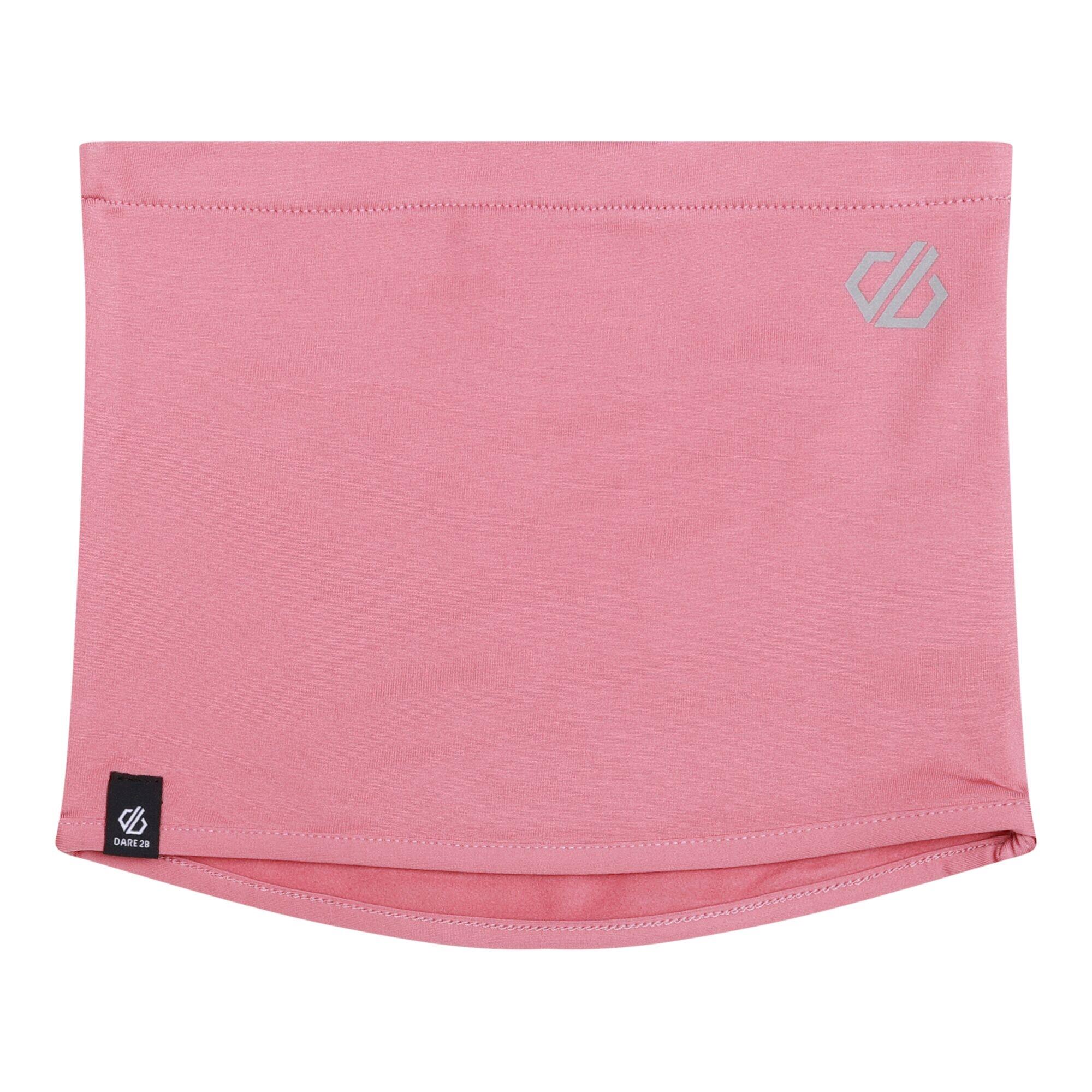 Kinders/Kids Regelmatige Plain Nek Gaiter (Stoffige roos) 2/5