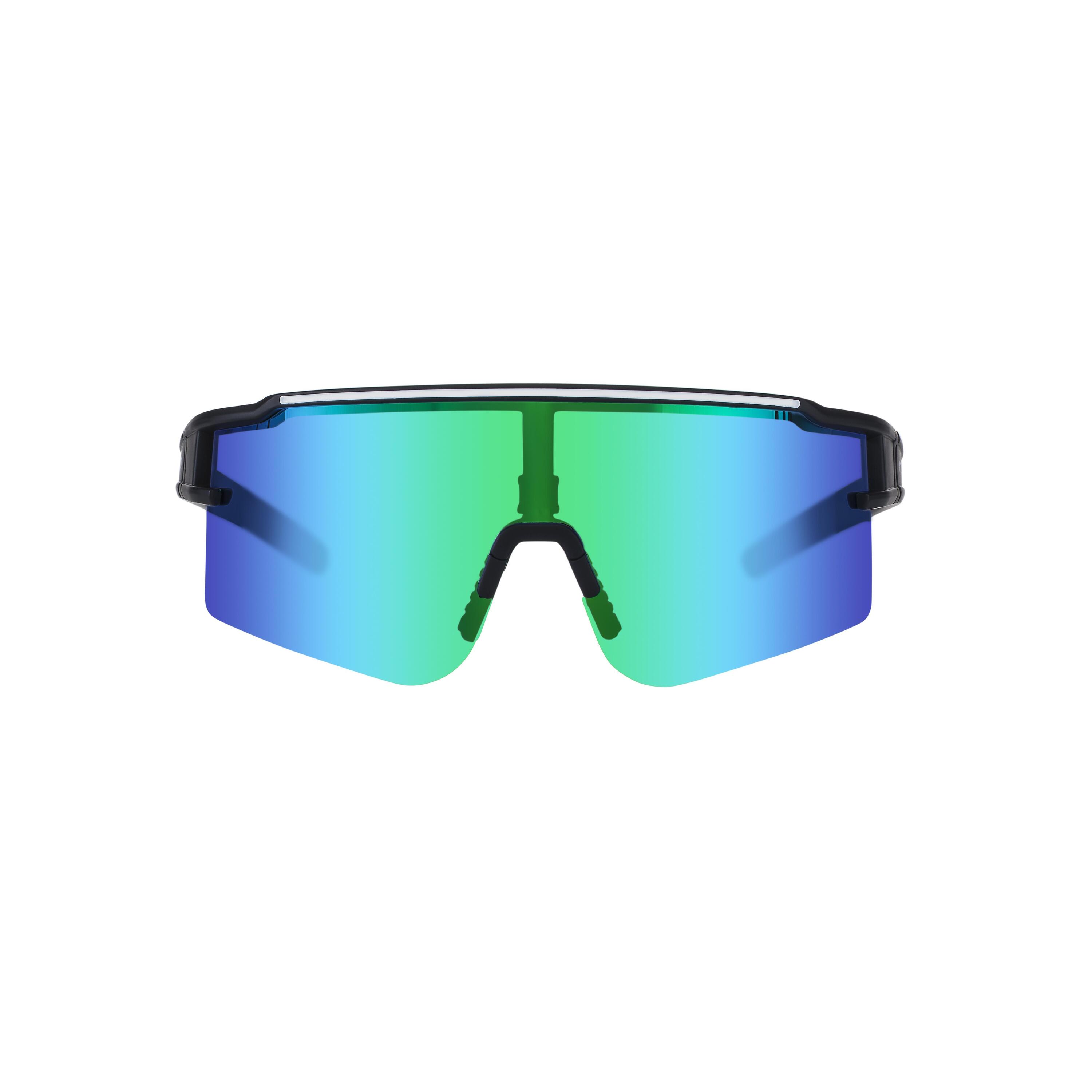 INDIGO SPORTS Óculos de Sol de Ciclismo INDIGO SUN Mate Preto-Verde