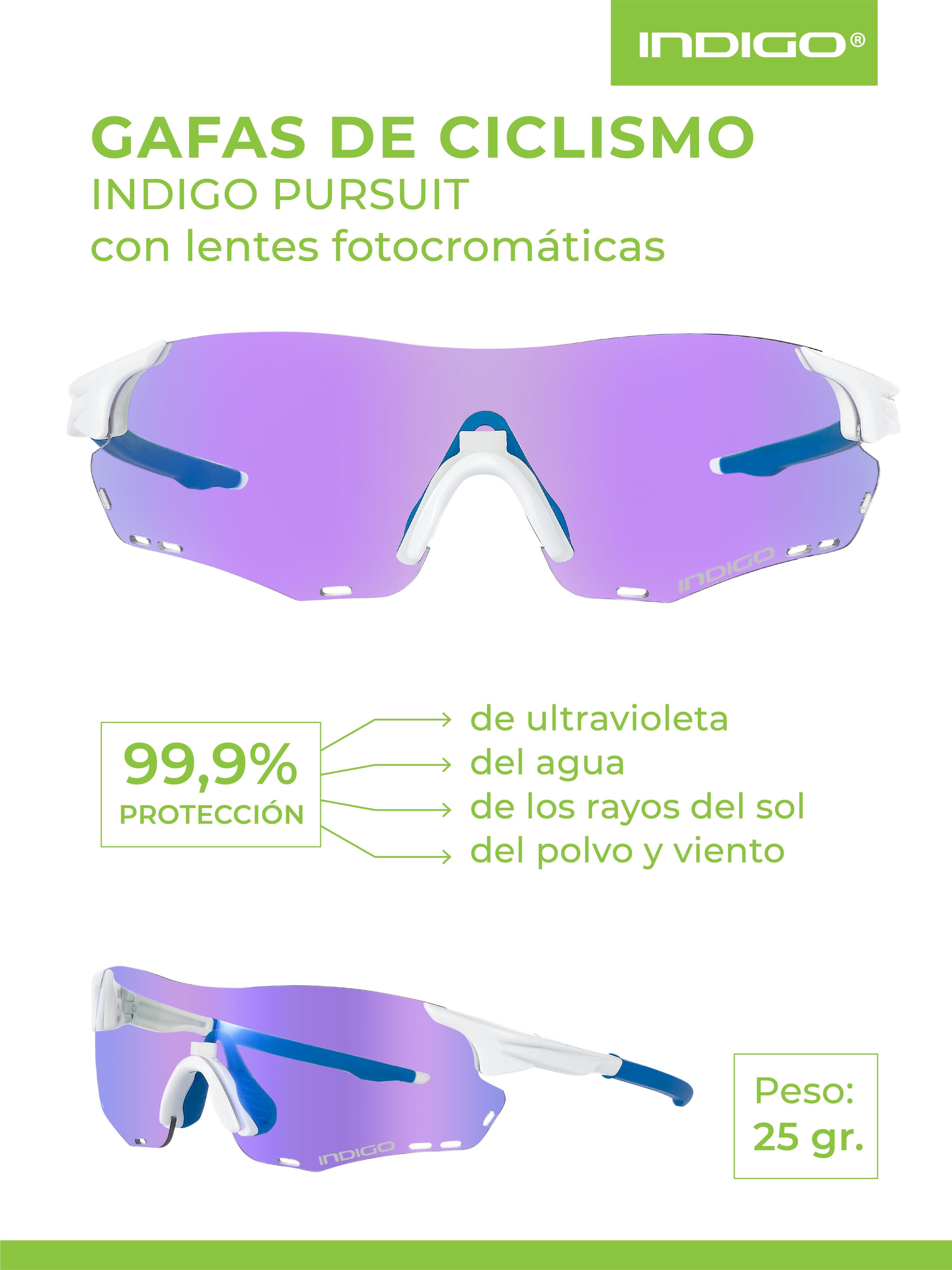 Fahrradbrille Radsport leicht polarisiert INDIGO 4/5
