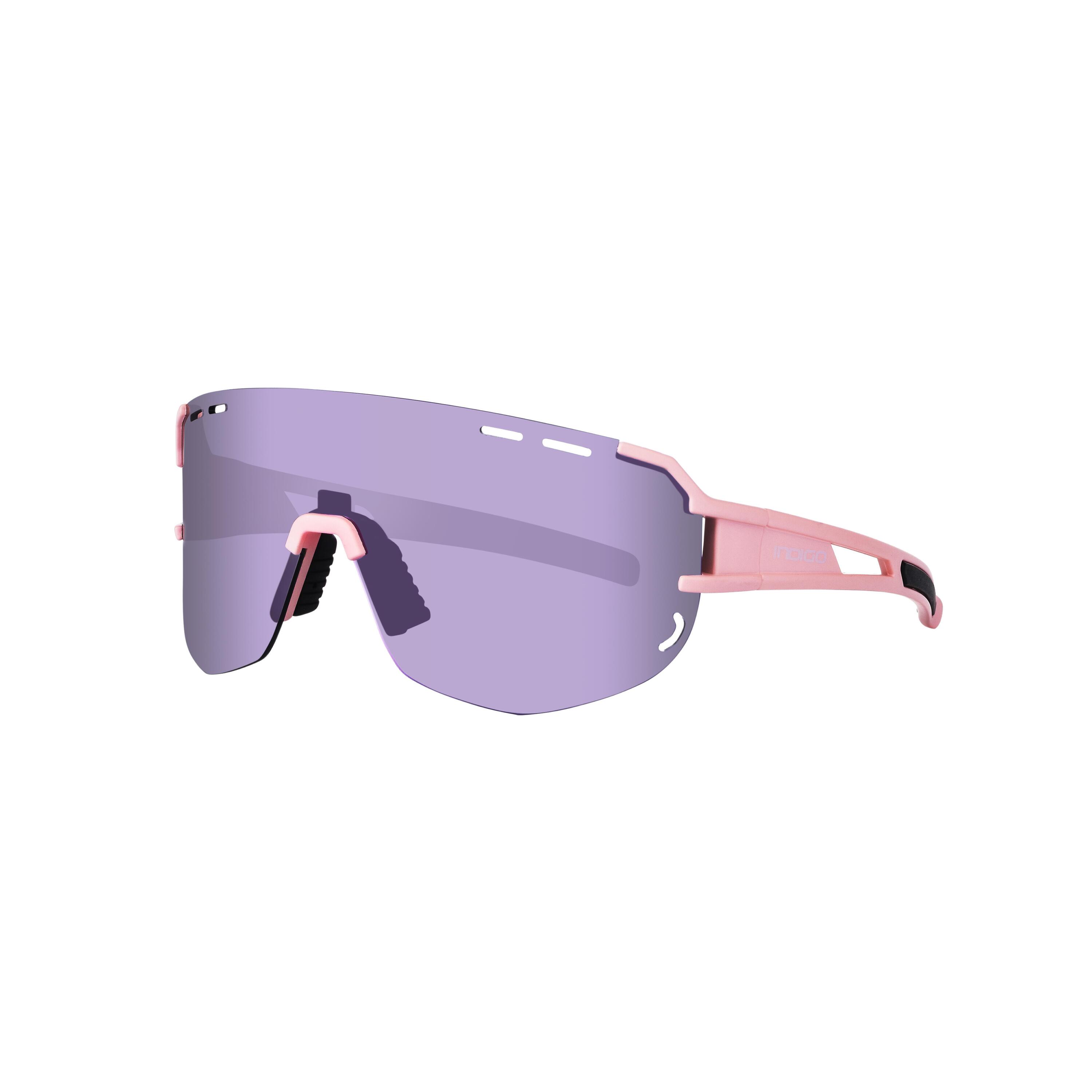 Óculos de Sol de Ciclismo INDIGO MOTION Rosa Fosco 2/5