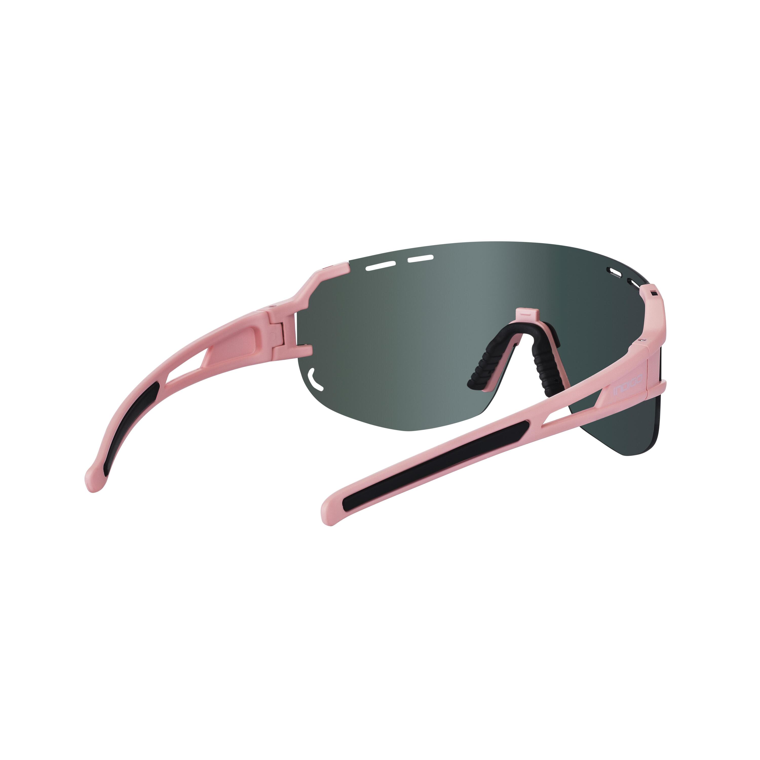Óculos de Sol de Ciclismo INDIGO MOTION Rosa Fosco 3/5