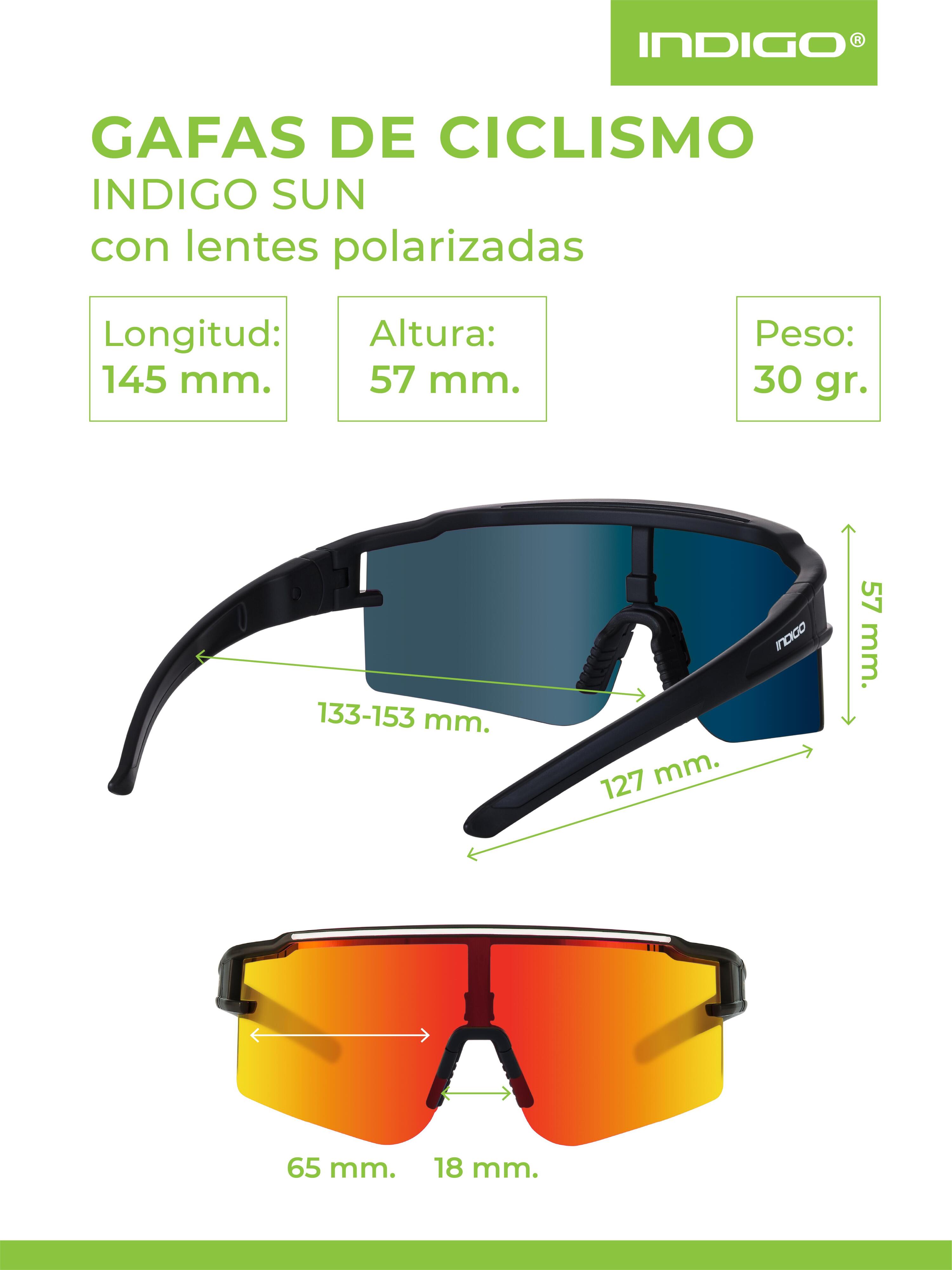 Lunettes Vélo INDIGO SUN 5/5