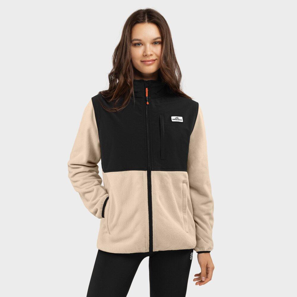 SIROKO Casaco polar Ripstop para mulher Desportos de inverno Brienz-W Siroko Beige