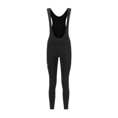 Lange fietsbroek met bretels dames core