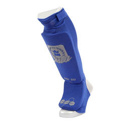 MONTANA Protège tibias/pieds coton MK60 bleu