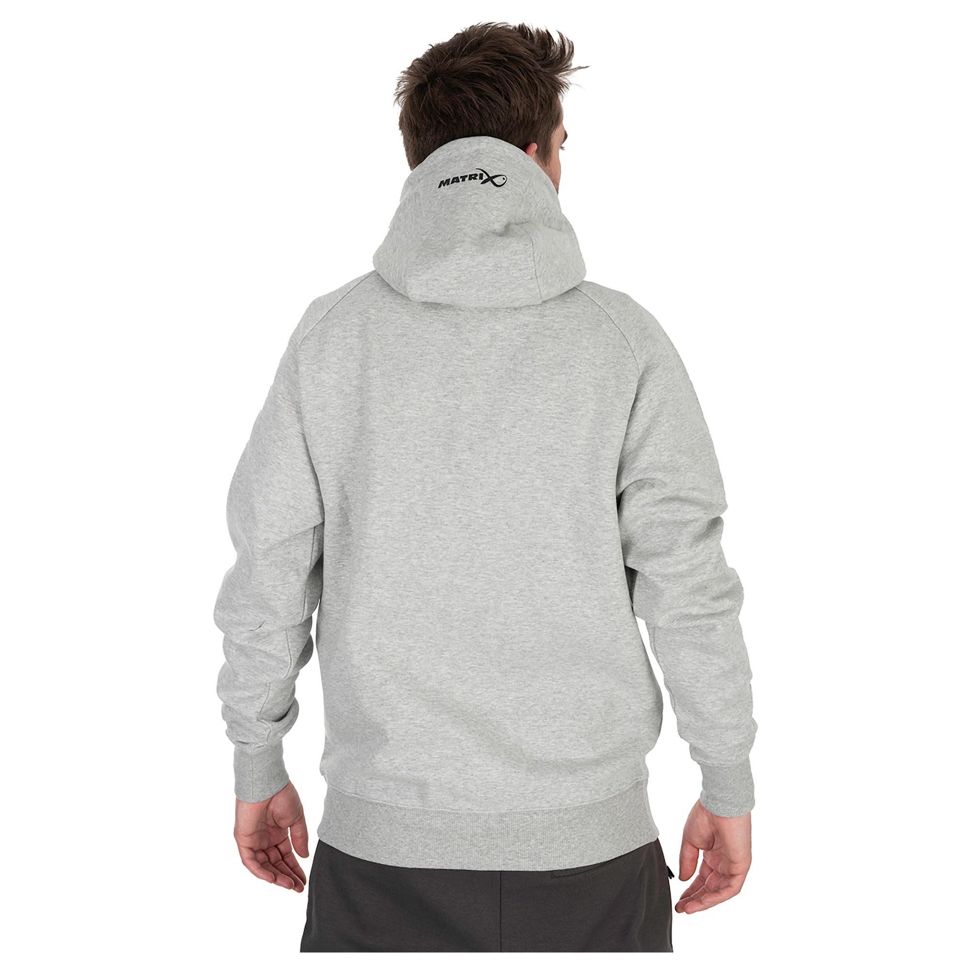 Matrix Full Zip Hoody Marl Grey / Lime (Black Edition) Small 2/6