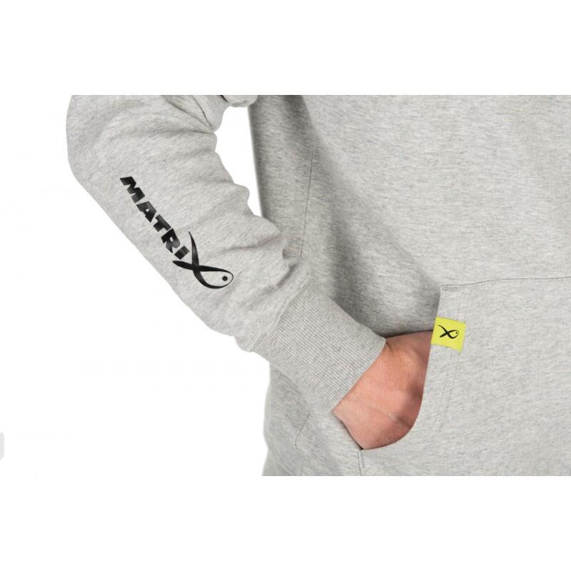 Matrix Full Zip Hoody Marl Grey / Lime (Black Edition) Small 4/6