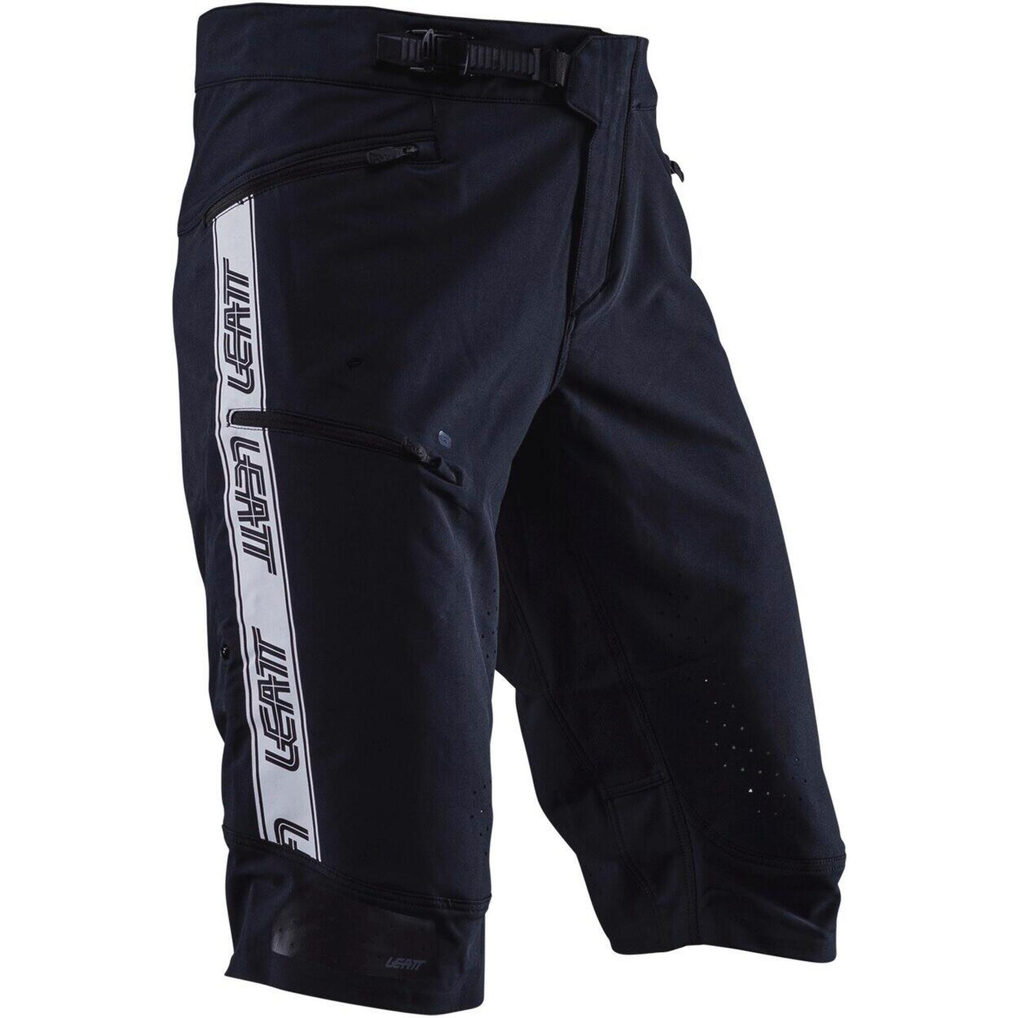 Leatt - Short Vtt Gravity 4.0 Résistant À L'Eau Et À La Boue Noir Homme - Short De Vélo - Noir - S - Decathlon