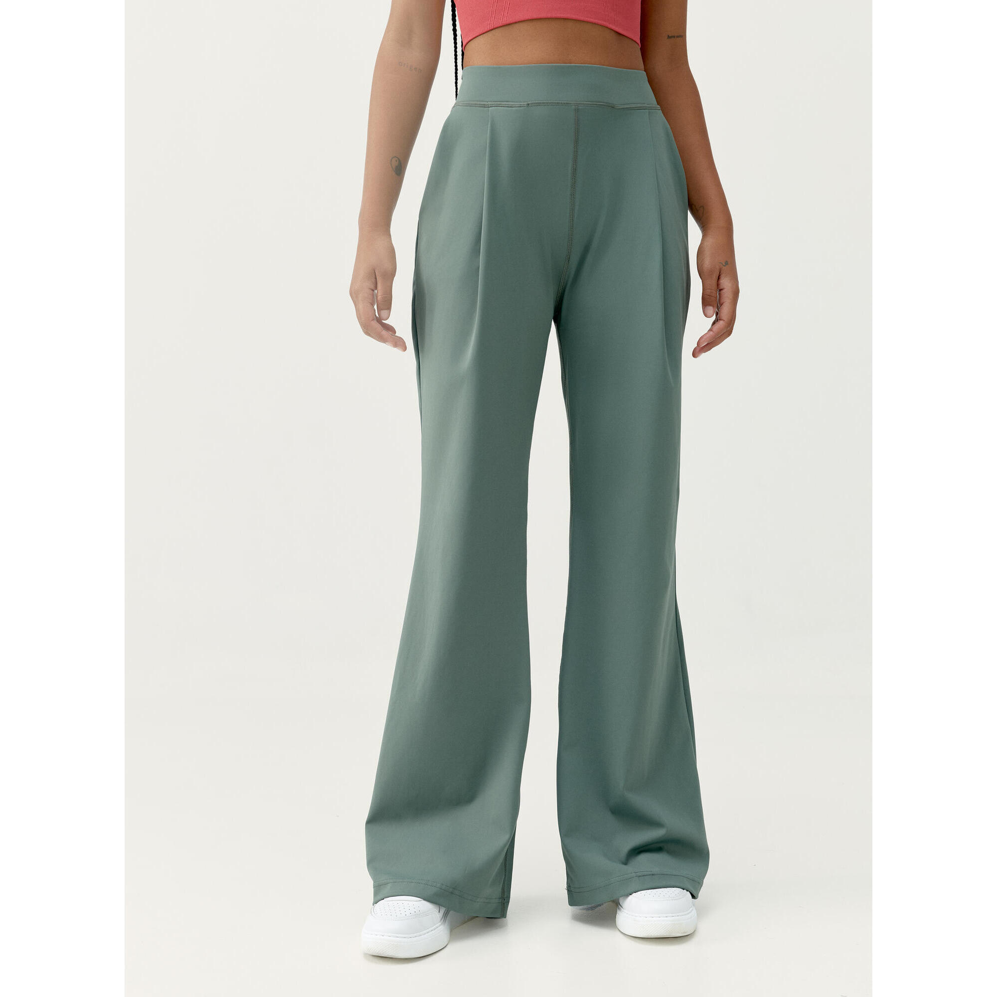 Born Living Yoga - Pantalon De Sport Pour Femme Audrey Born Living Yoga - Pantalons - Vert - 48 Xl - Decathlon