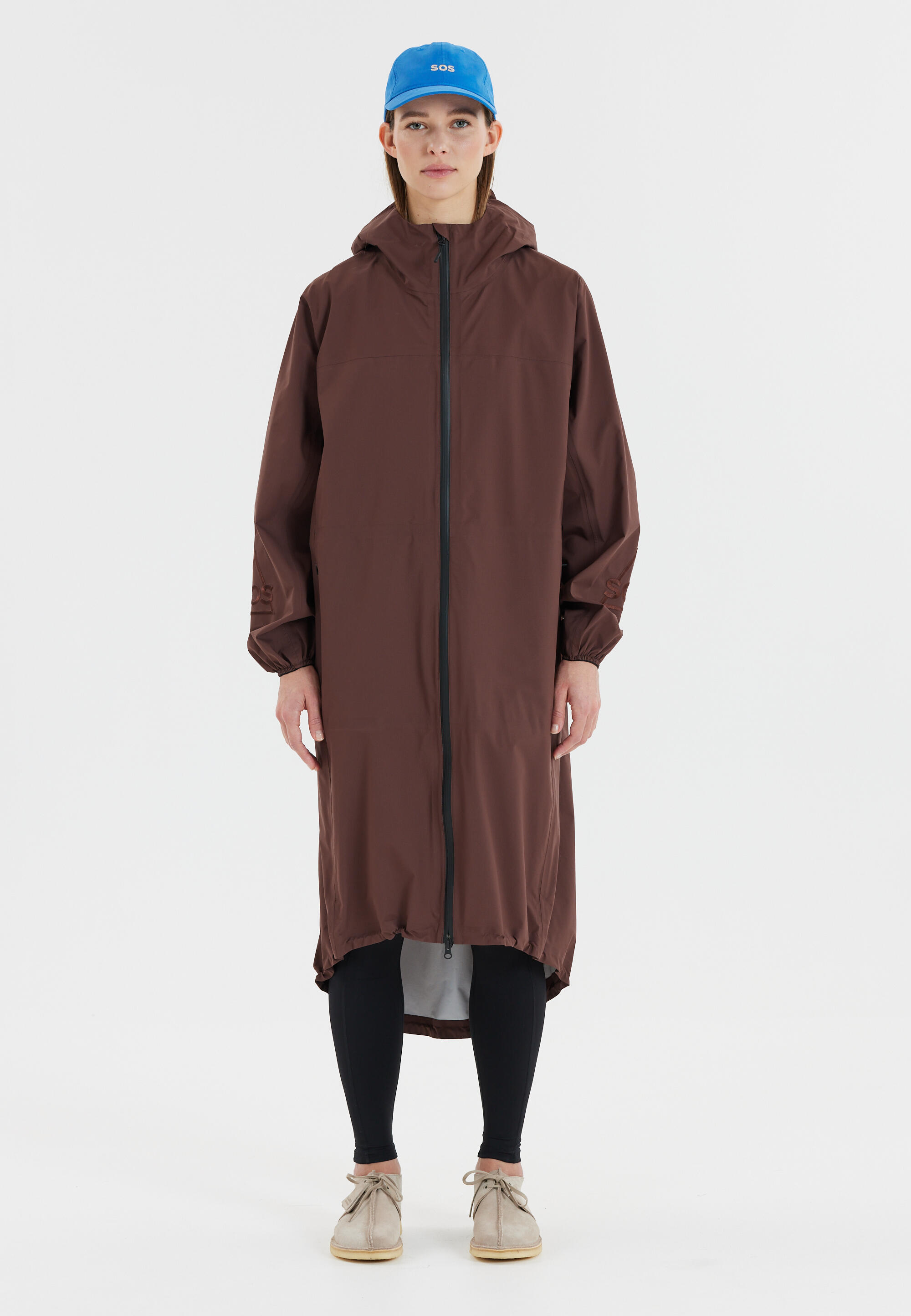 Lange Kapuzenjacke Damen SOS Matterhorn 3/5