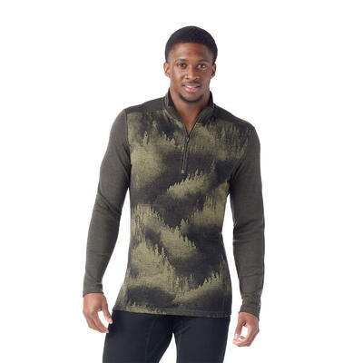 Smartwool classic thermische merino basislaag 1/4 rits boxed heren sweatshirt