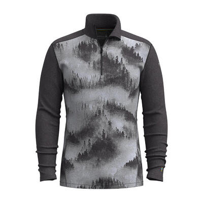 Smartwool classic thermische merino basislaag 1/4 rits boxed heren sweatshirt