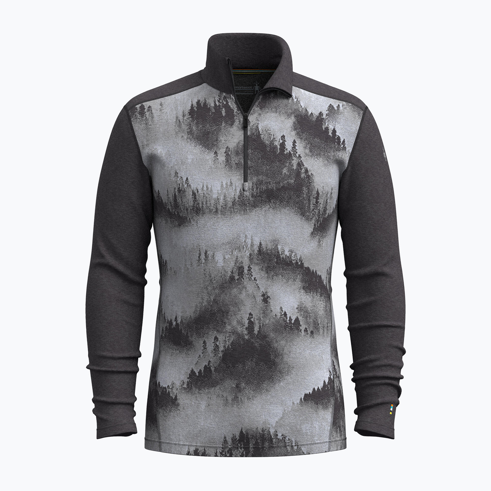 Smartwool Classic Thermische Merino Basislaag 1/4 Rits Boxed Heren Sweatshirt 4/4
