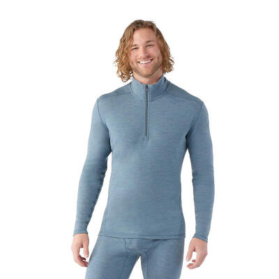 Smartwool classic thermische merino basislaag 1/4 rits boxed heren sweatshirt
