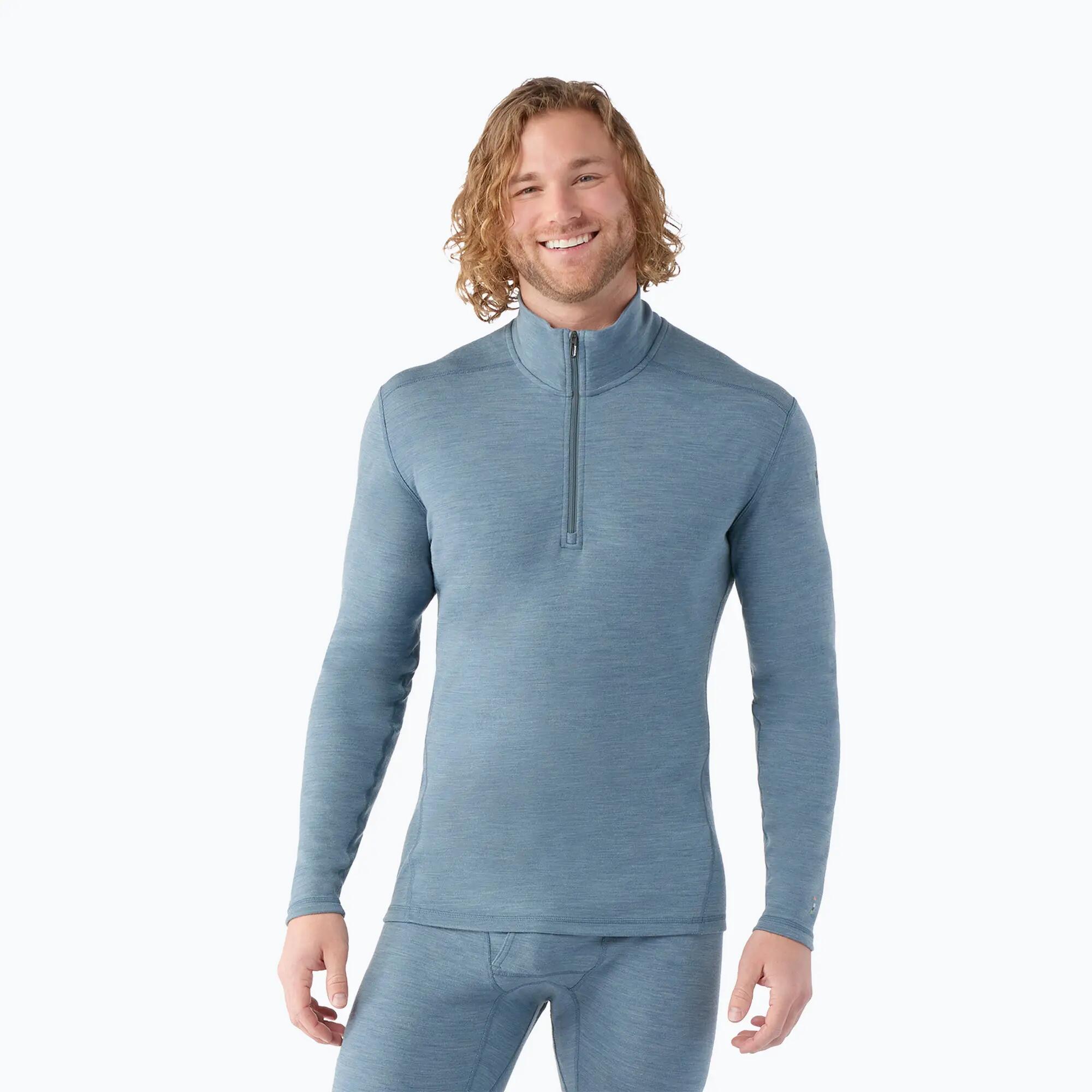 Bluza męska Smartwool Classic Thermal Merino Base Layer 1/4 Zip Boxed 3/3