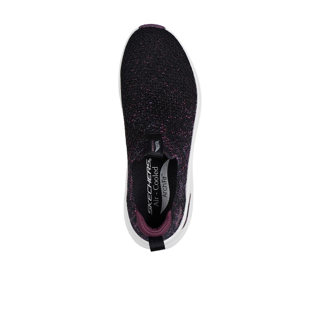 Tênis pretos Skechers Skechers Femininos Arch Fit 3/4