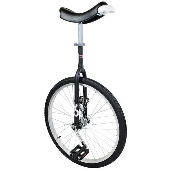 QU-AX Einrad OnlyOne 24", schwarz, Alufelge, Reifen schwarz