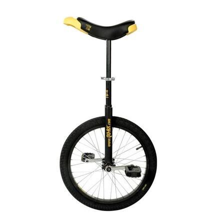 QU-AX Einrad Luxus 20", schwarz, Alufelge, Reifen schwarz