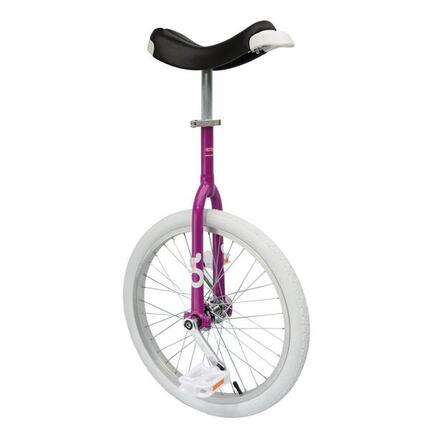QU-AX Einrad OnlyOne 20", fuchsia, Alufelge, Reifen weiss