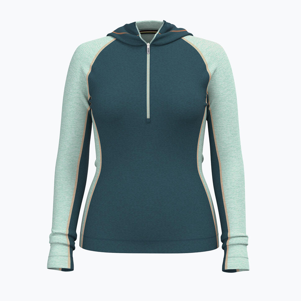 Bluza damska Smartwool Classic Thermal Merino Base Layer 1/2 Zip Hoodie Boxed
