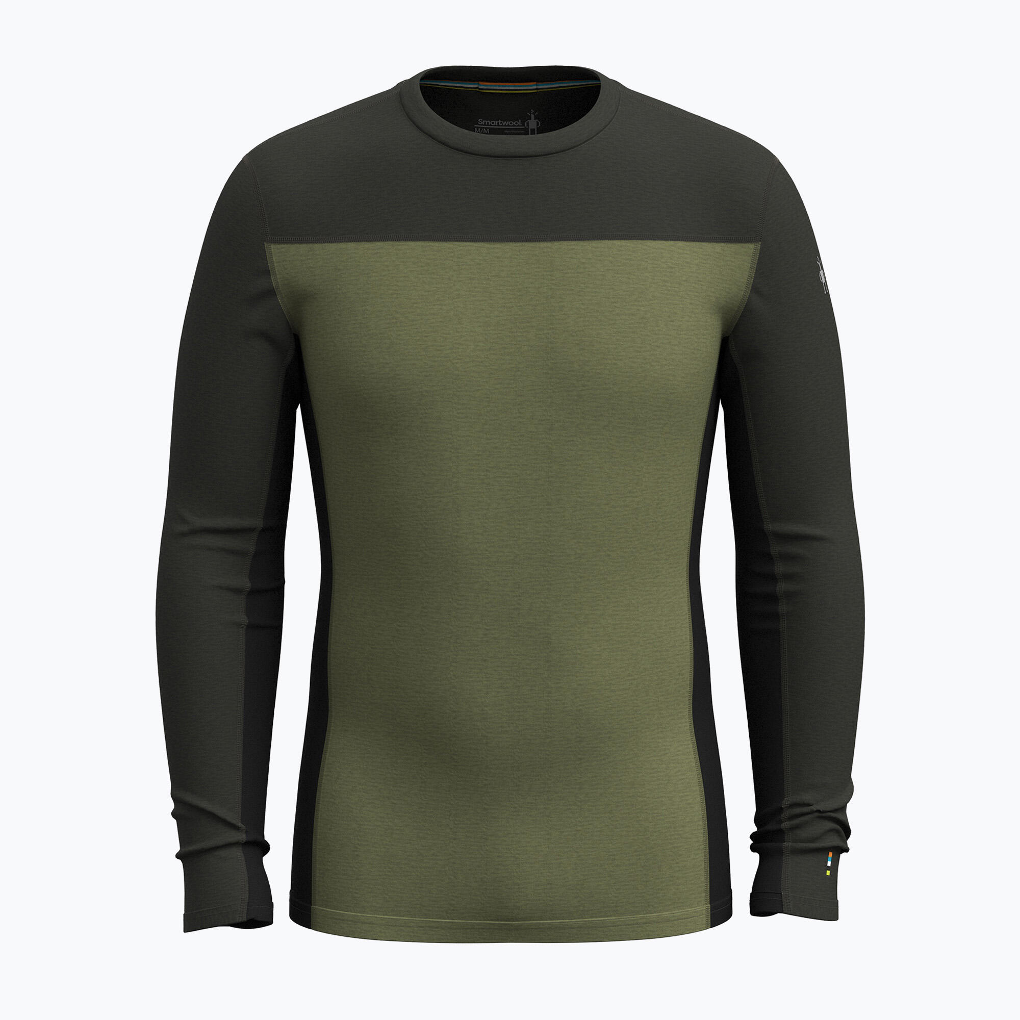 Smartwool Classic Thermal Merino Camada Base Colorblock manga comprida masculina 4/4