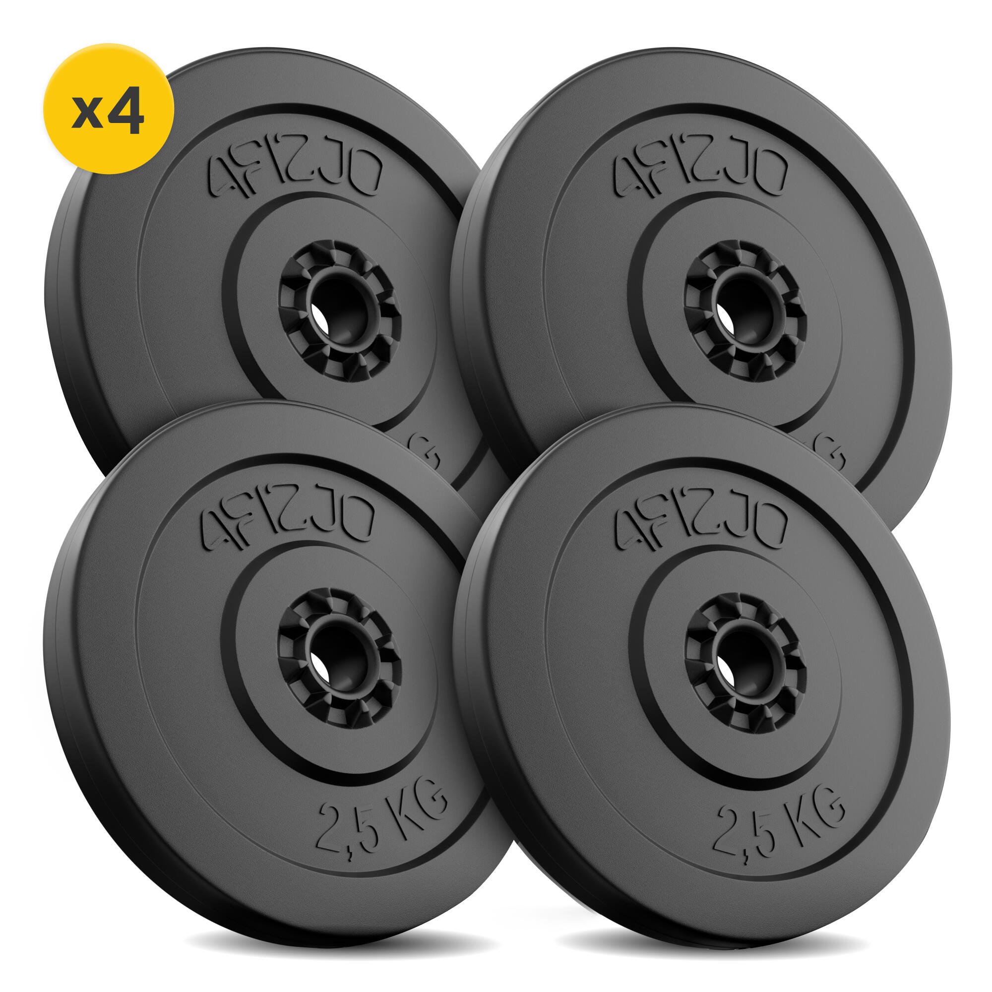 Sada bitumenových závaží 4 x 2,5 kg 4FIZJO 6/7