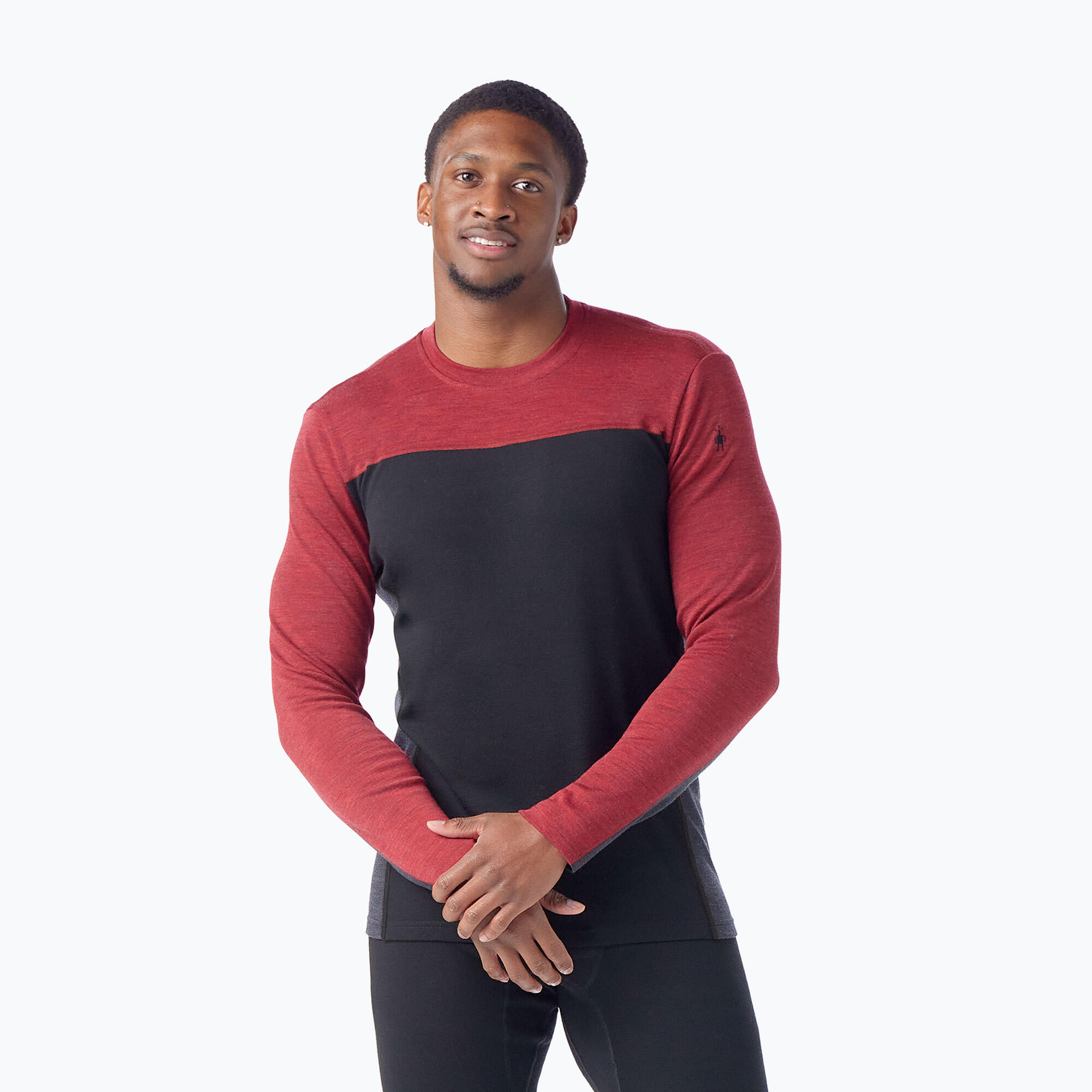 Smartwool Classic Thermal Merino Base Layer Colorblock Crew Herren Langarmshirt 3/4
