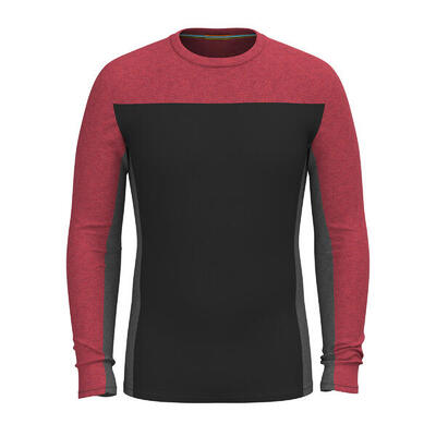 Smartwool classic thermal merino base layer colorblock crew heren longsleeve