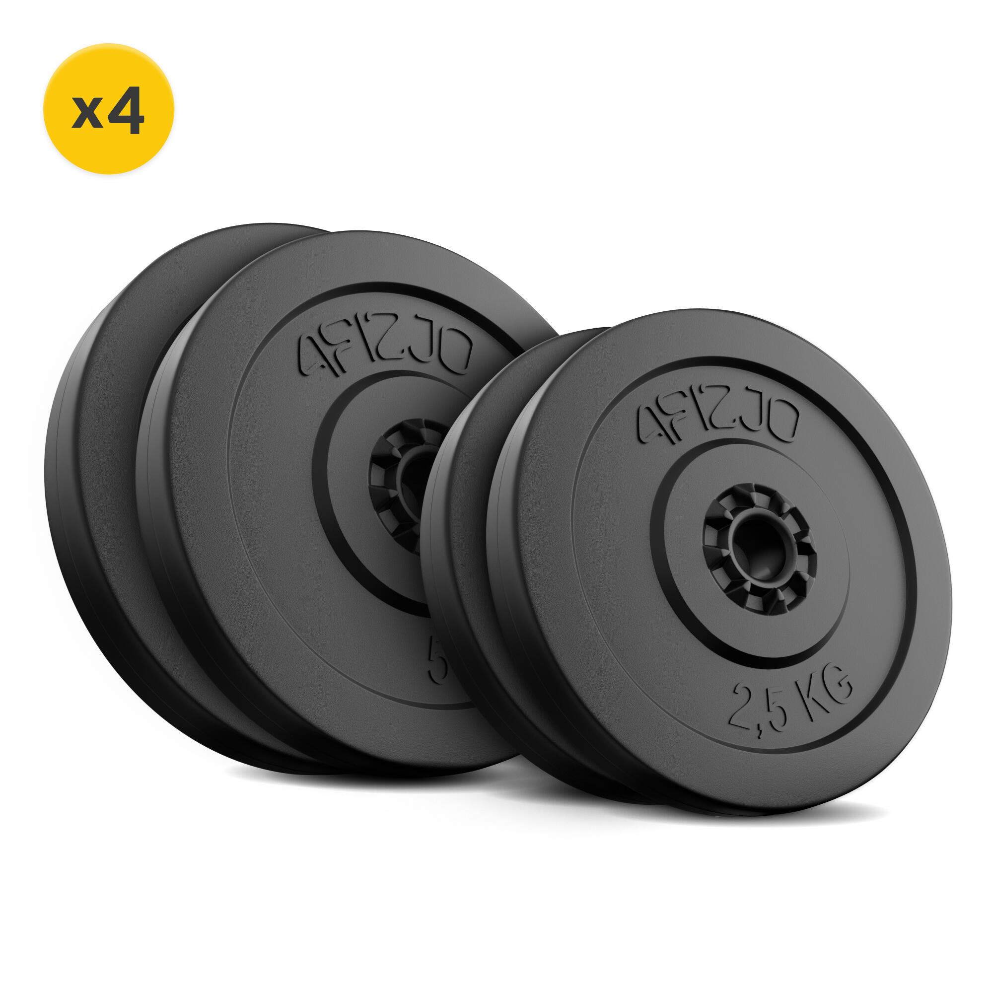 Sada bitumenových závaží 2 x 2,5 kg a 2 x 5 kg 4FIZJO 6/6