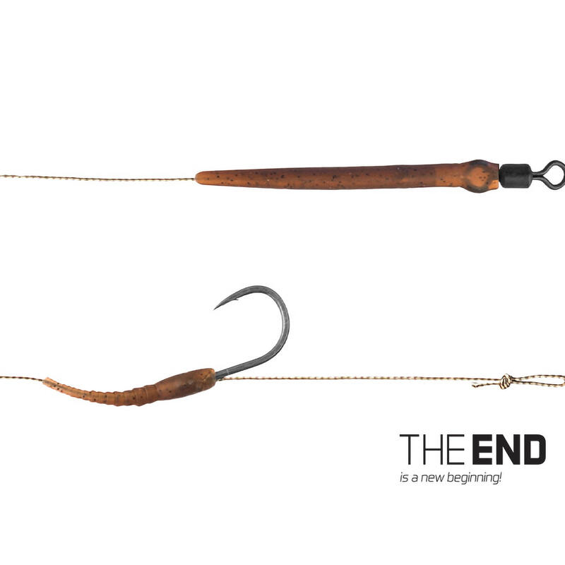 Przypony Włosowe Delphin The End Skin Rig 20 Cm - 4