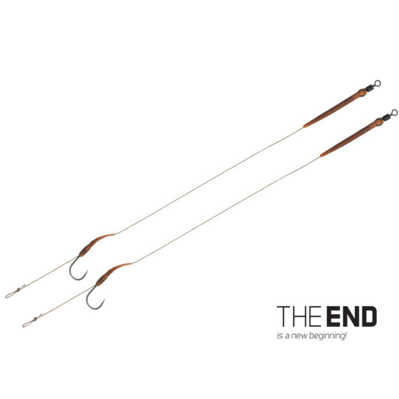 Gotowe Przypony Karpiowe Włosowe Delphin The End Boilie Rig 20Cm/25Lbs/8