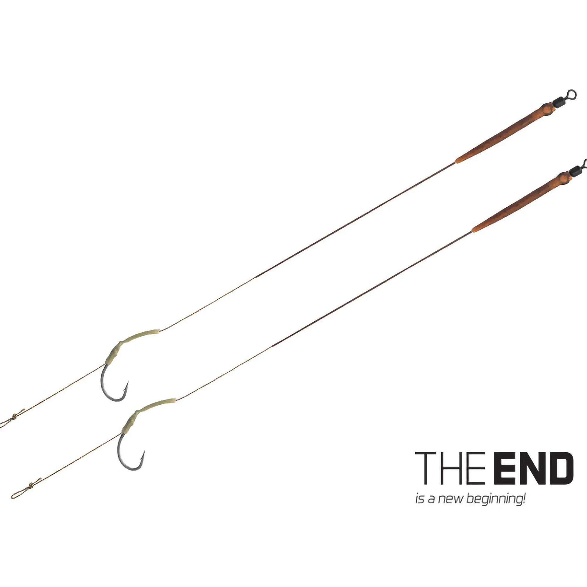 Bas de ligne THE END Skin rig | 20cm/25lbs/#4 1/2