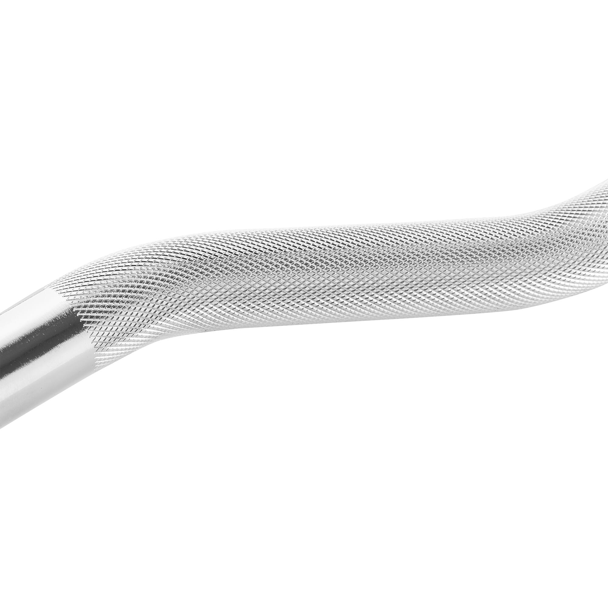 Kulturistická sada bitumenová 20 kg + výrazně zakřivená osa 120 cm 4FIZJO 5/7