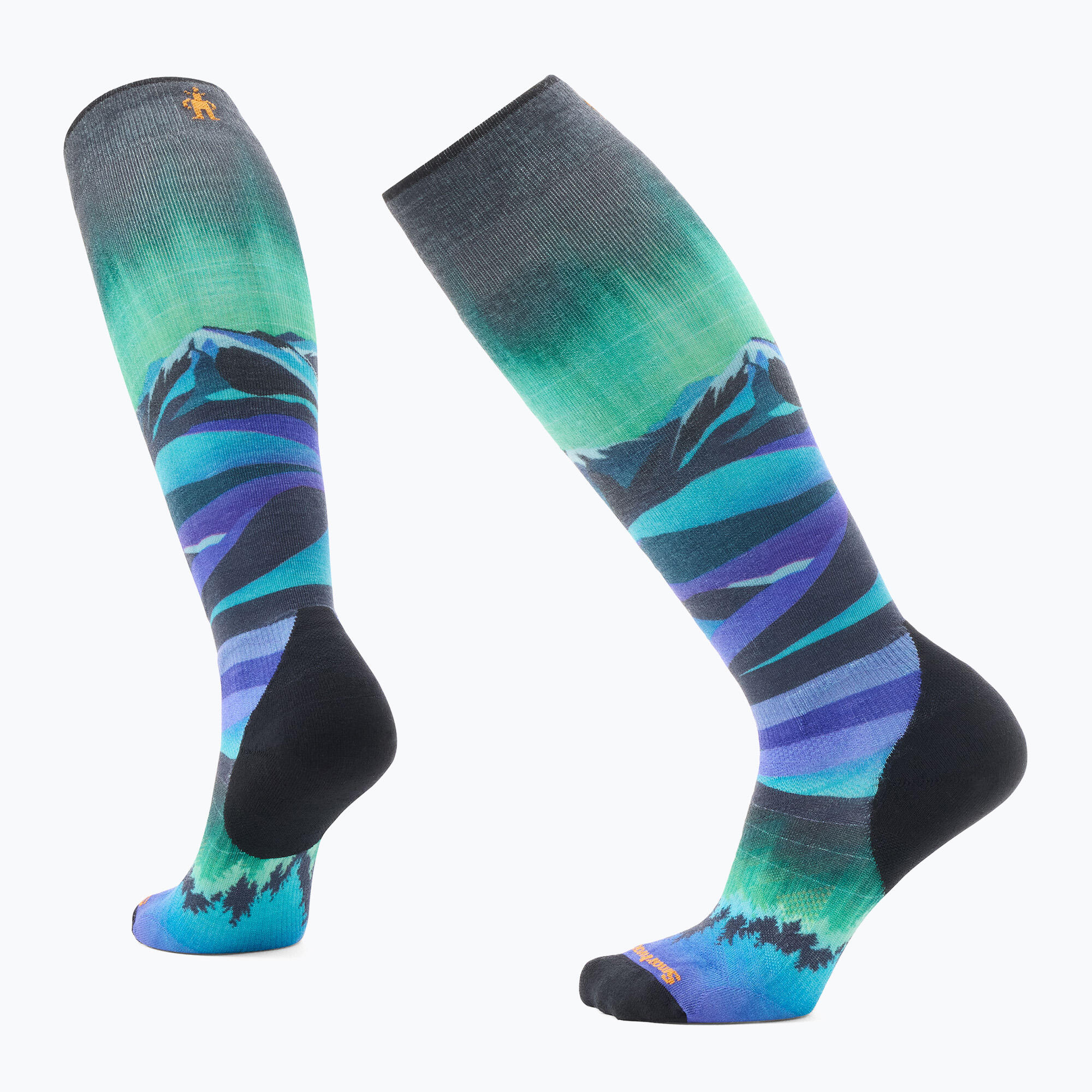 Calzini da sci OTC con stampa Smartwool Ski Targeted Cushion Compression 2/4