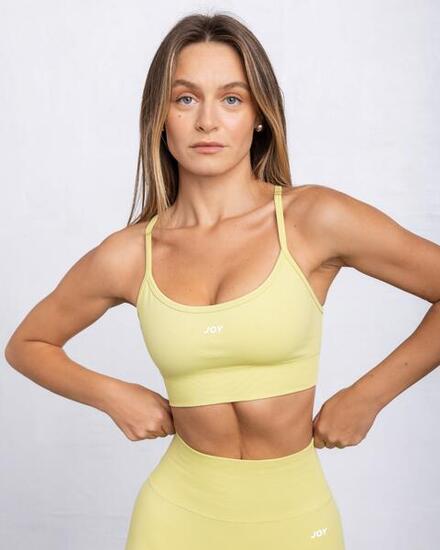 Top Donna Fitness Sculpt Scrunch - rosa pallido