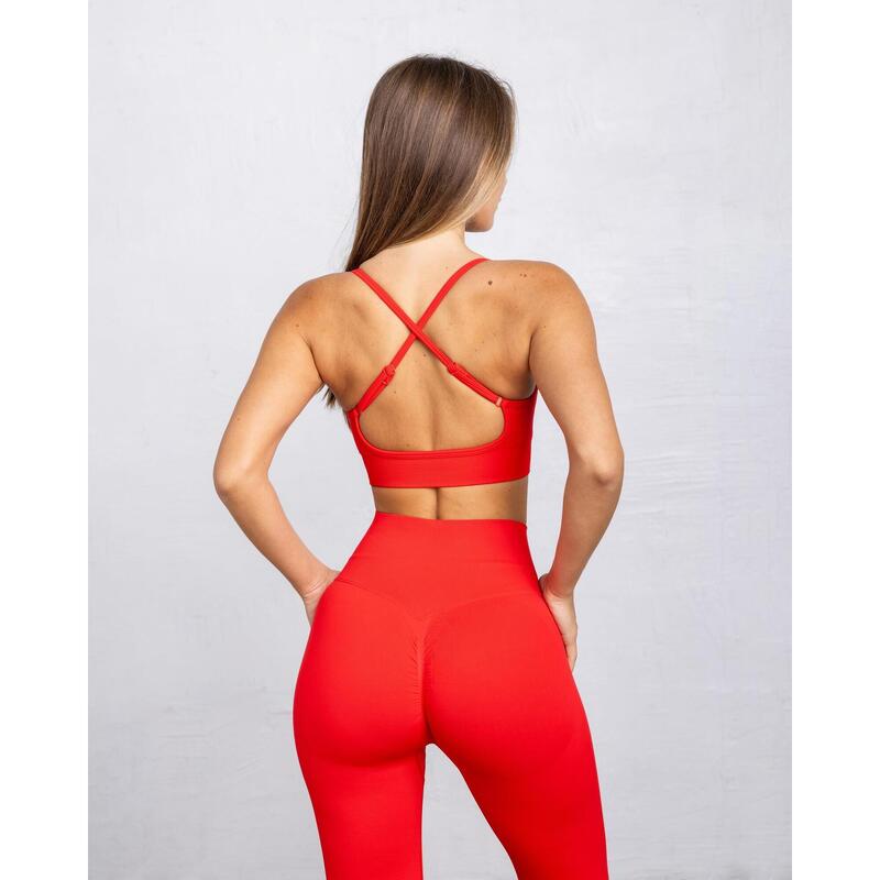 Brassière Sculpt Scrunch - Rouge