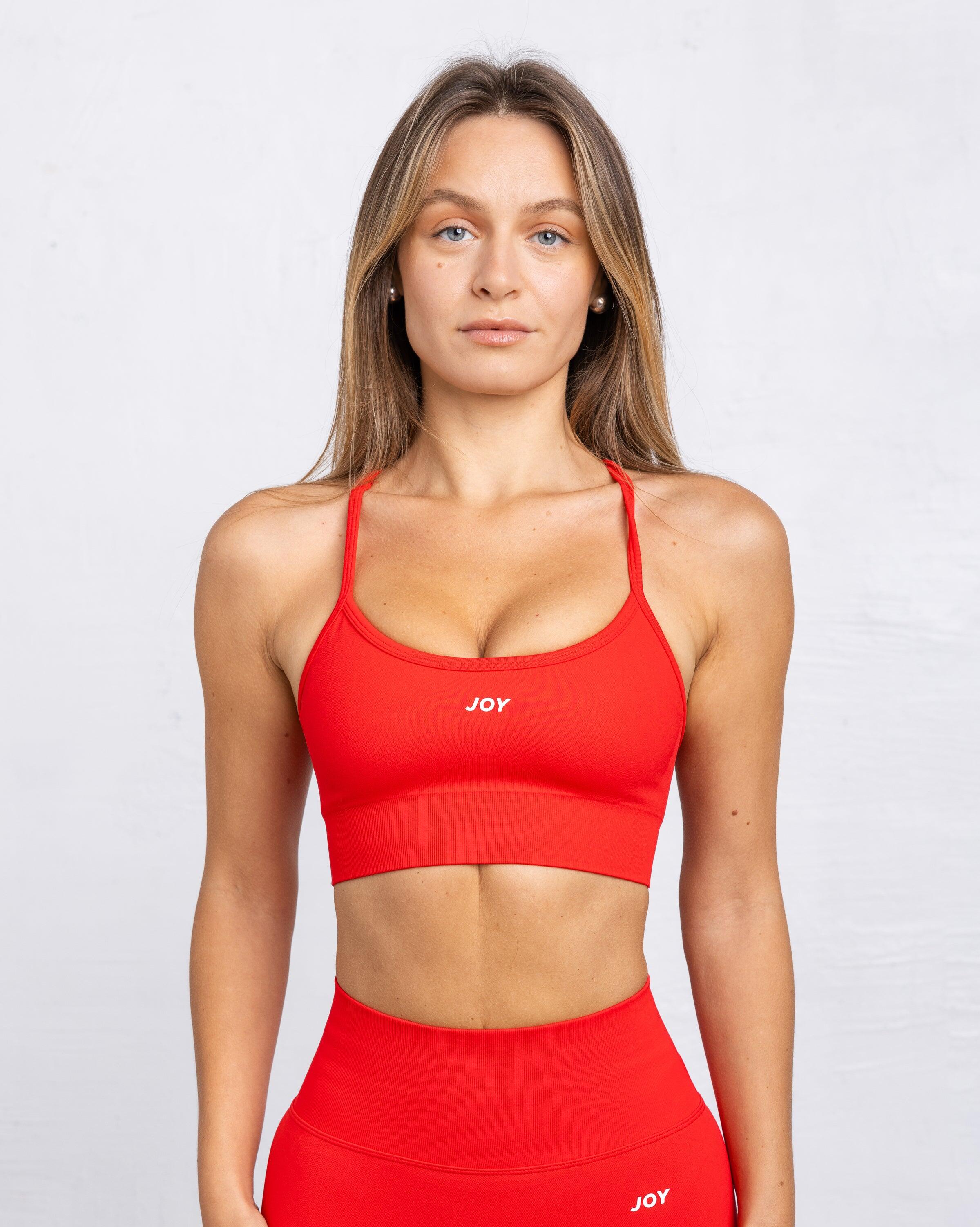 Reggiseno sportivo rosso on sale