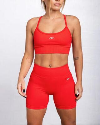 Short dames sculpt scrunch - rode