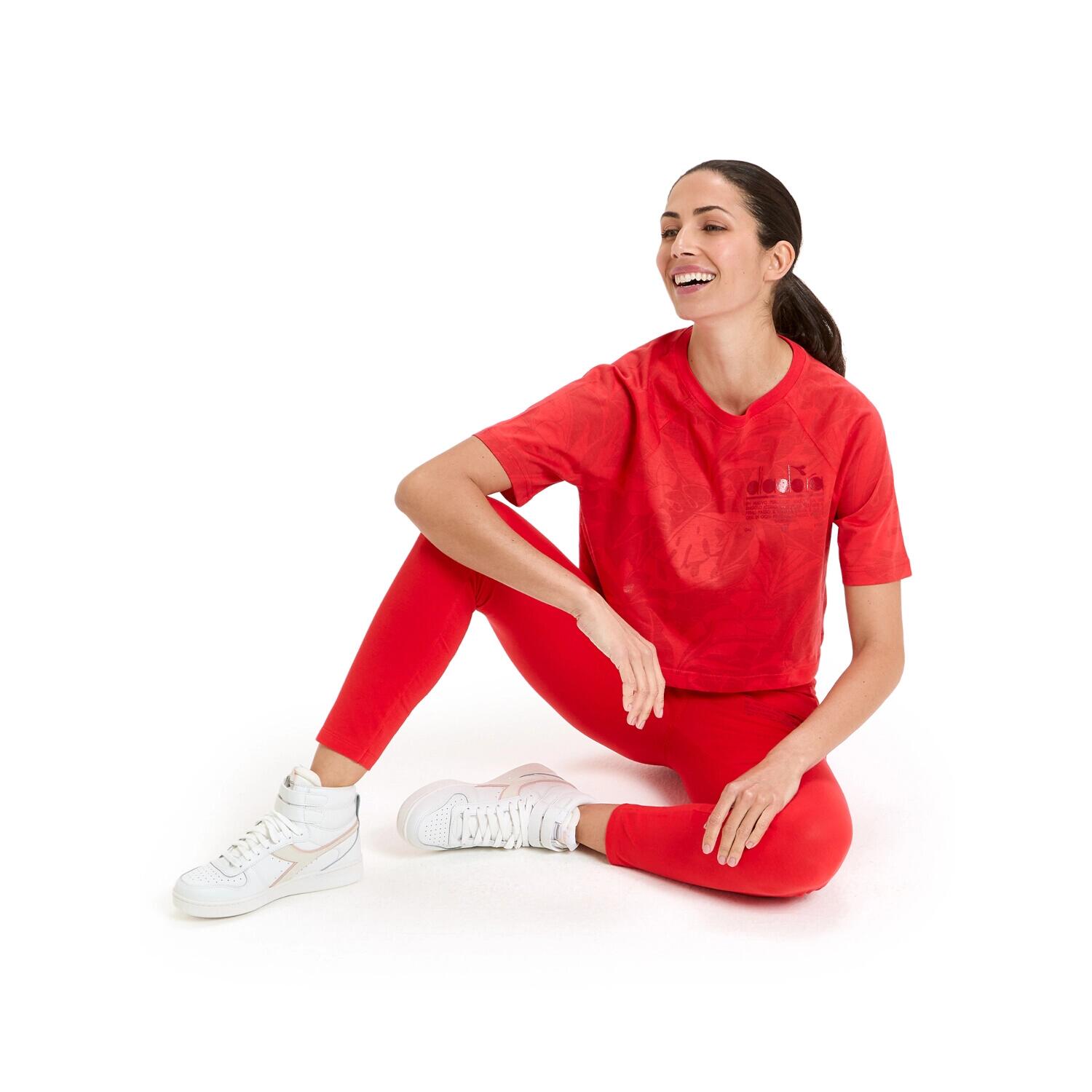 Koszulka damska DIADORA L. T-SHIRT SS CROP MANIFESTO 3/6