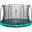Trampoline - Sol Comfort Edition - 427 cm - Rond Vert