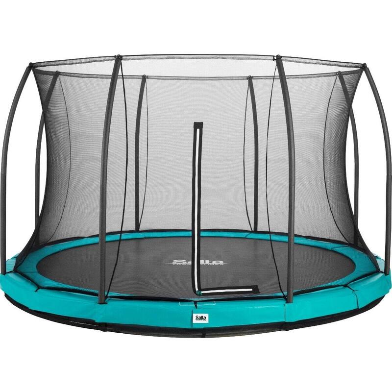 Trampoline - Sol Comfort Edition - 427 cm - Rond Vert